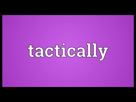 Header of tactically