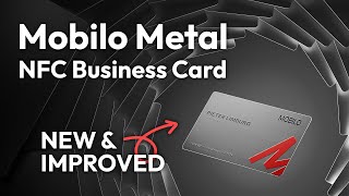 New Mobilo Metal Nfc Business Card Digital, Durable & Customizable