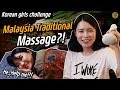 Korean girls learned Malaysian traditional massage l with Anggun Boutique Hotel