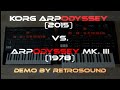 KORG ARP ODYSSEY (2015) vs. ARP ODYSSEY MK.III (1978) comparision test