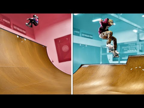 EPIC MINI RAMP VS VERT RAMP GAME OF SKATE!