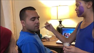 Daddy daughter face mask | Family fun Vlog