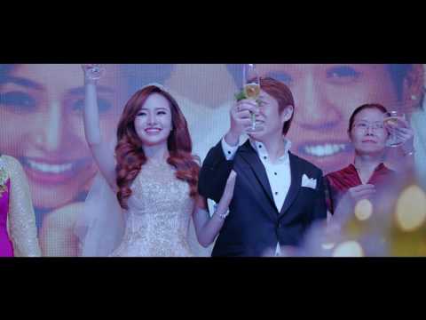 TRANG TRÍ TIỆC CƯỚI TONE VÀNG ĐỒNG TẠI WHITE PALACE - GBROWN FLOWER