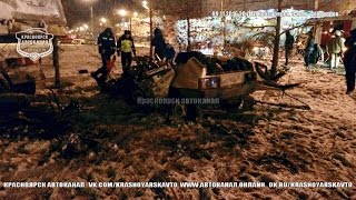 Видео 09.11.2016 2:43 ДТП Красноярск. Пересечение ул. 9 Мая и Авиаторов. от Ачинск автоканал, улица 9 мая, Красноярск, Россия