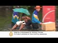 Thousands evacuate flood-hit areas in Bangkok