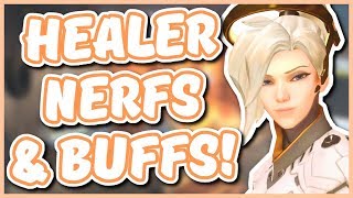 Overwatch - BIG HEALER CHANGES (Mercy Worst Healer Now?!)