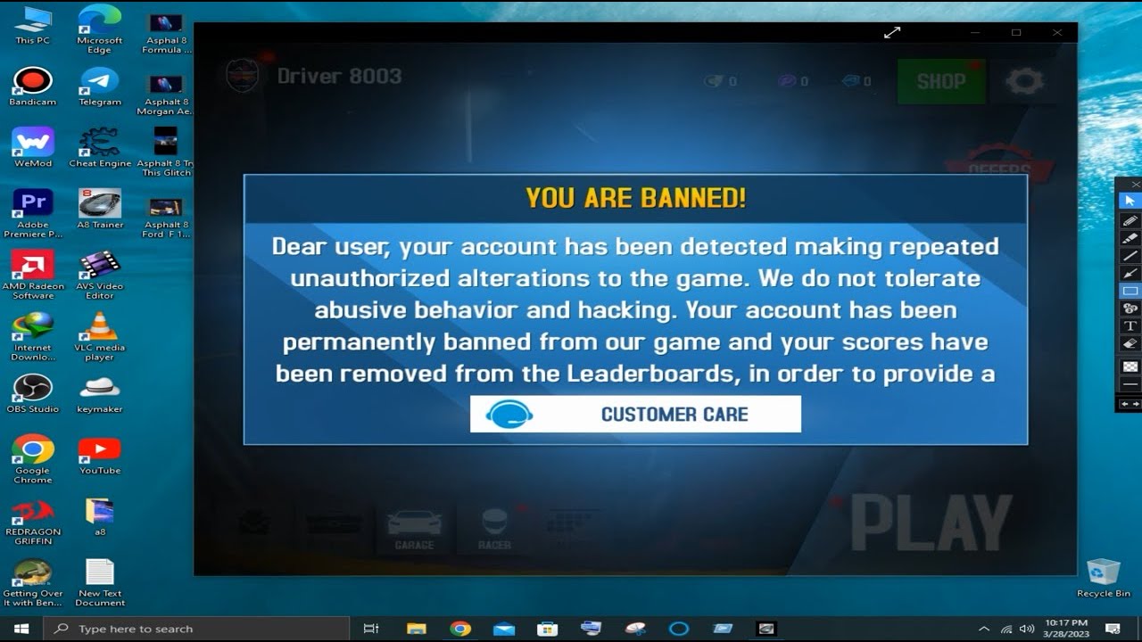 Asphalt 8 Remove Permanently Banned Account PC Full Asphalt 8 Remove Permanently Banned Account PC Full