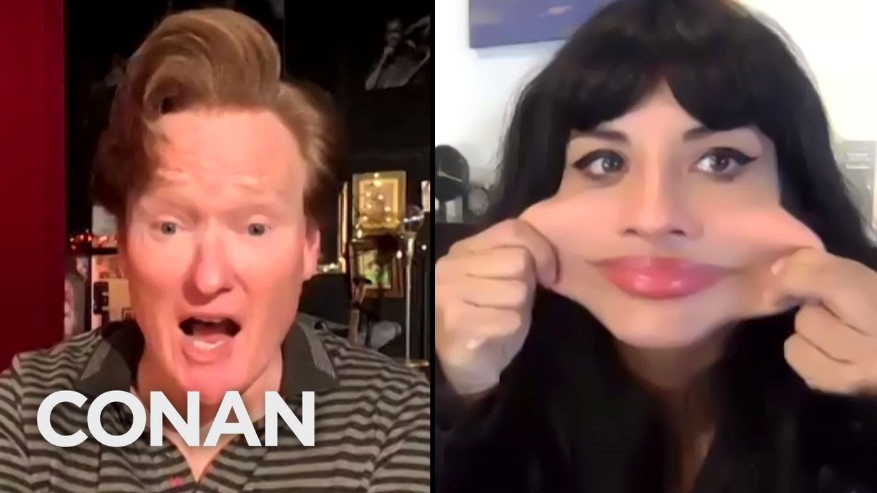 Jameela Jamil's Strange Stretchy Talents - CONAN on TBS