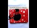 Invitación de mimi minnie mouse papel listón fácil minnie invitations children's parties