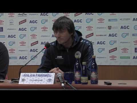Tiskov konference hostujcho trenra po utkn s Hradcem Krlov (5.11.2016)