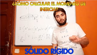 Cálculo Del Momento Inercia | Física Universitaria | Mr Planck