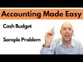 MA33 - Cash Budget - Sample Problem