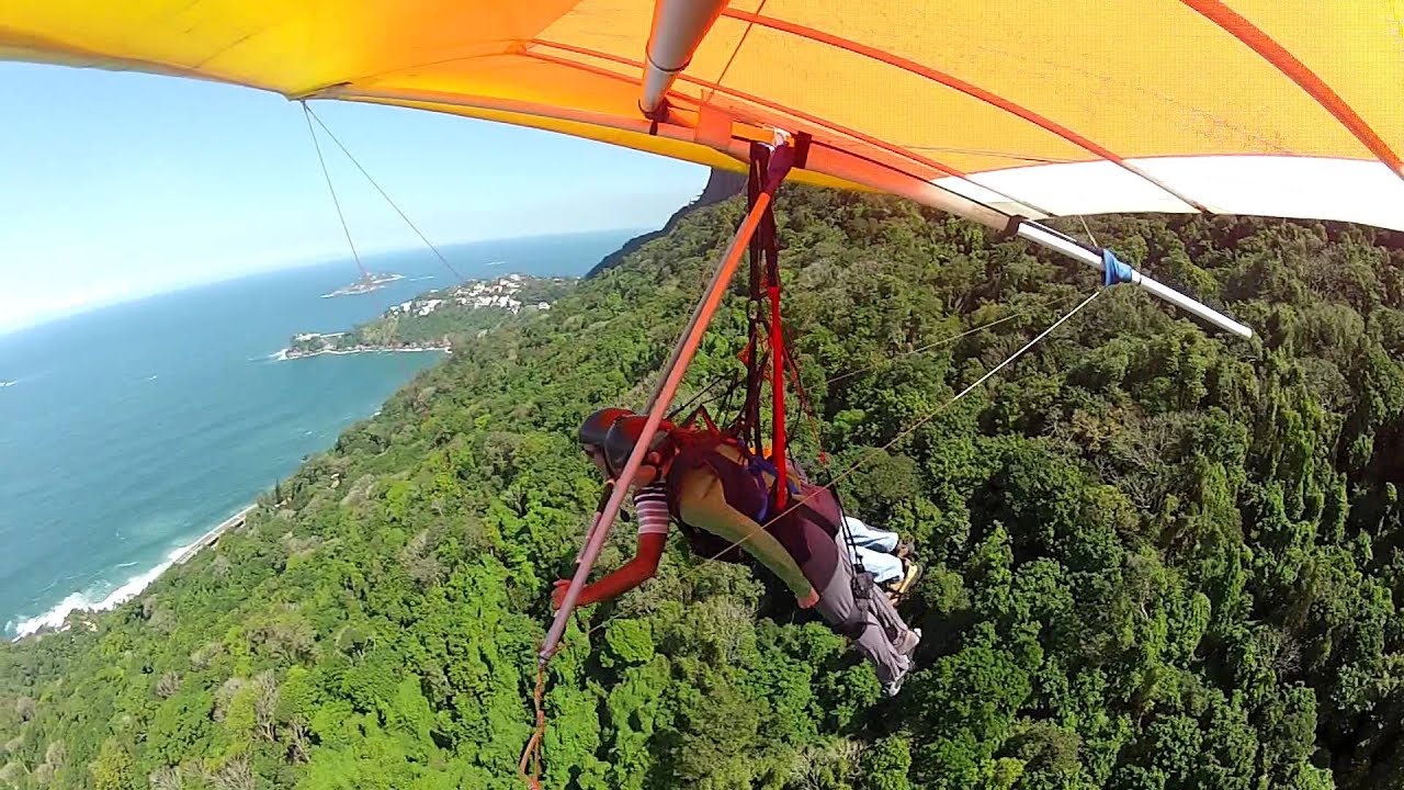 Nude hang gliding