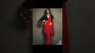 Priyal Gor In Red Sare....