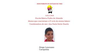Gala 2020 - Alunos que concluíram o 2º Ciclo do Ensino Básico