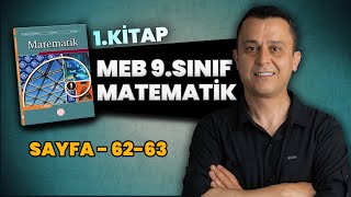 9. Sınıf Meb Matematik Ders Kitabı Sayfa 62-63