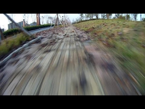 101kmph Quadcopter Back in Fast Park FPV