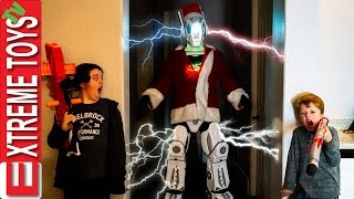 Robo Santa 2.0! Sneak Attack Squad Vs the Christmas Eve Cyborg!