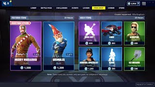 New Gnome Skin Grimbles Fortnite Item Shop