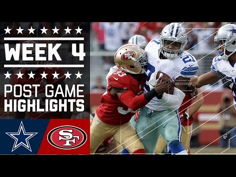 Cowboys Vs 49ers Nfl Week 4 Game Highlights Cowboys Vs 49ers Nfl Week 4 Game Highlights