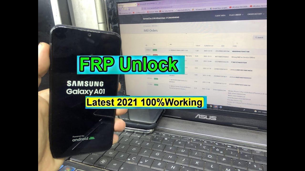 Samsung A01/M01 ANDROID 10 FRP BYPASS | New & Easy Samsung A01/M01 ANDROID 10 FRP BYPASS | New & Easy