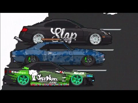 mobile ios pixel car racer snow update slap paint 2000hp club pixel