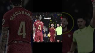 Rakitic Laughing At Ramos Red Card