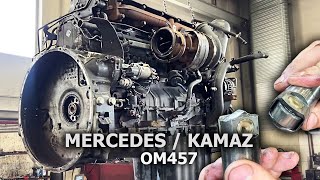 Полный Ремонт Двигателя Mercedes Axor. Разборка, Сборка И Запуск Мотора Om457