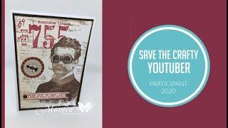 The Professor2 Tim Holtz - Save the Crafty Youtuber Video Hop