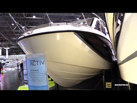 2018 Quicksilver Activ 755 Weekend Motor Boat - Walkaround - 2018 Boot Dusseldorf Boat Show