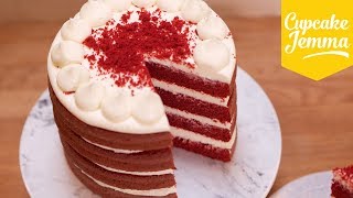 Best Ever Red Velvet Layer Cake Recipe! | Cupcake Jemma