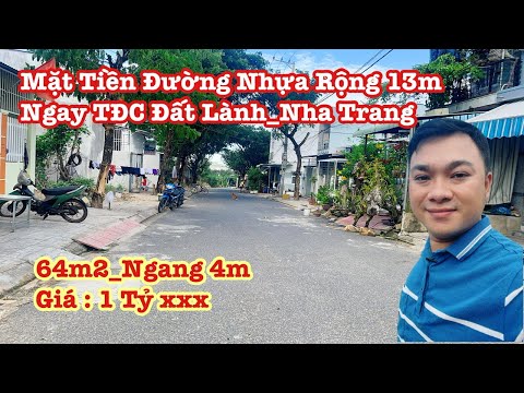bán đất nền tại nha trang khánh hòa _ Đường Nhựa Rộng 13m _ đất tái định cư đất lành nha trang