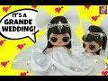 LOL Surprise Bride Doll Ariana Grande's Stunning Beach Wedding to Pete or Punk Boi ? Diy GG Custom