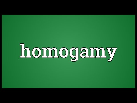 Header of homogamy