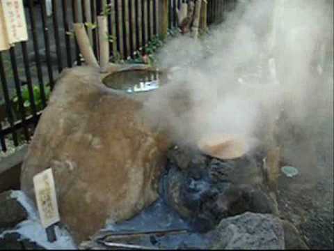 熱海温泉　熱海七湯　小沢の湯　ゆで卵を作りました