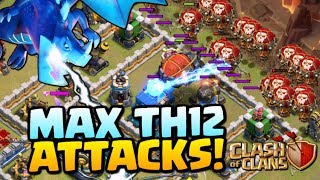 MAX TH12 ATTACKS - Clash of Clans Town Hall 12 Update - Electro Dragons, Lavaloon and Falcon! MAX TH12 ATTACKS - Clash of Clans Town Hall 12 Update - Electro Dragons, Lavaloon and Falcon!