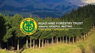 Ngati Hine Forestry Trust AGM - 7 November 2020
