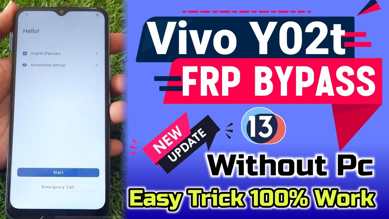 Vivo Y02/Y02t Android 13 Frp Bypass/Google Account Lock Vivo Y02/Y02t Android 13 Frp Bypass/Google Account Lock