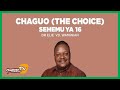 Chaguo (The Choice) Dr. Elie VD. Waminian. No 16