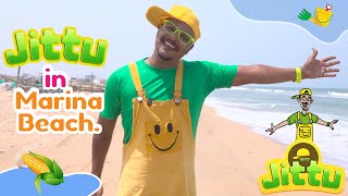 Explore Marina Beach With Jittu Kids Learning Tamil Edutainment Beach Sand Castle Horse
