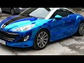 Peugeot RCZ - Blue Chrome Car Wrap