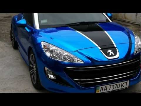 Peugeot RCZ - Blue Chrome Car Wrap