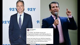 Don Jr and CNN host Jake Tapper get into VERY tetchy Twitter war - Daily News