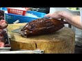 Hong Kong Street Food. Action in the Kitchen of a Chinese Restaurant.