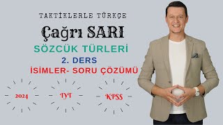 Sözcük Türleri 2. Ders İsi̇mler Soru Çözümü