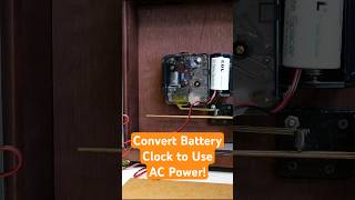 Convert Battery Clock To Ac Power