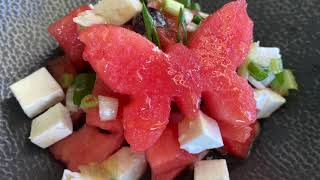 Wassermelone mit Feta-Käse: Ein Essen für heisse Tage - vegetarisch - Untertitel