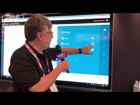 DSE 2019: Sharp Talks About Windows Collaboration Display Partnership With Smart Office Technology