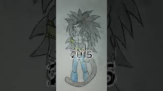 Goku Ssj5 Dibujo Mío Del 2015 Vs 2024