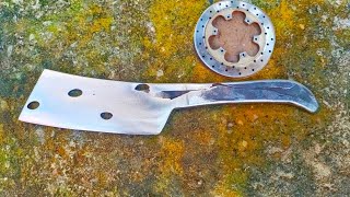 Knife Making - Disc Brakes Become Knive